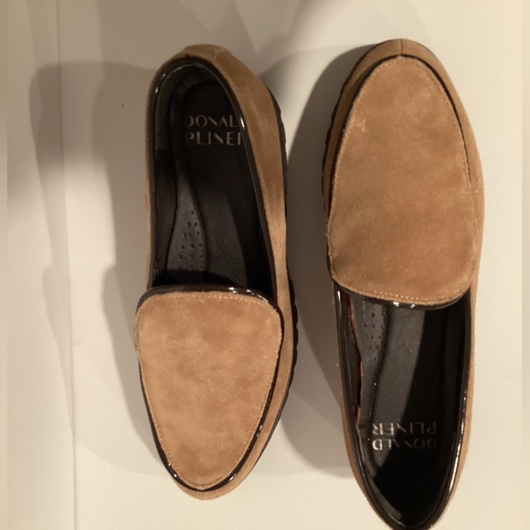 Donald J. Pliner Tan Suede Loafers - Picture 10 of 16